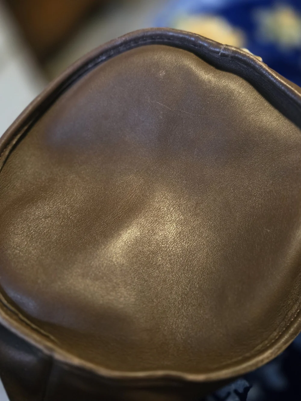 Leather Clasic Crossbody Shoulder Bag - Brown 9085